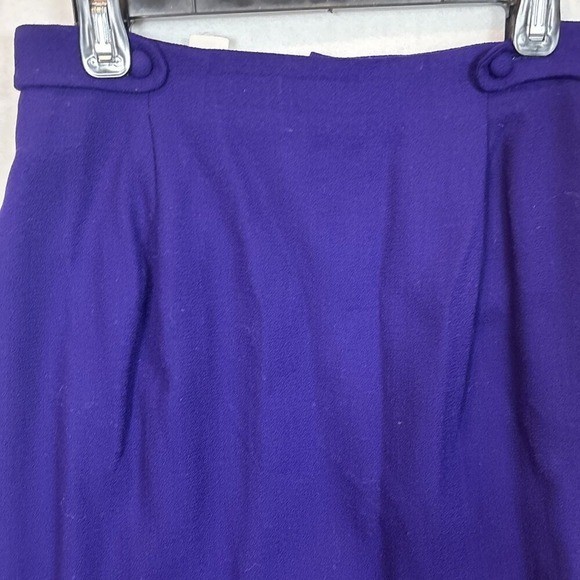 Talbots Purple Wool Blend Button Front Jacket Ski… - image 12