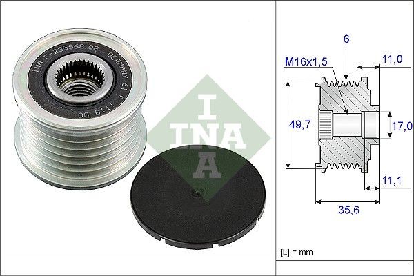 INA Generatorfreilauf 535008610-image