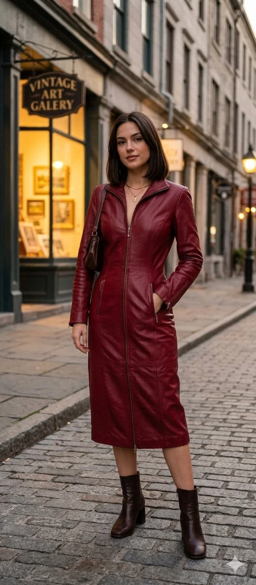 vintage red leather dress Newport News Dresses for sale smart_tag-WeddingEdit