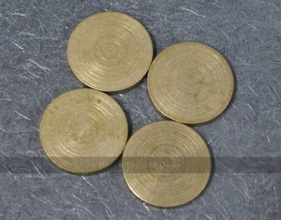4er Set Messingkröten für Kröte im Loch (Durchmesser 1,5 Zoll oder 38 mm) (UK)