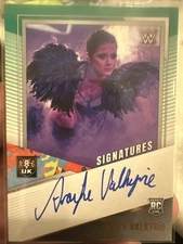 LYRA AOIFE VALKYRIE 2022 Panini WWE NXT UK 2.0 Auto Autograph RC Green Rookie  