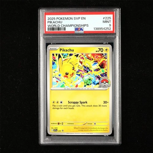PSA 9 MINT 2025 Pokemon ENG Pikachu I SVP EN 225 Promo