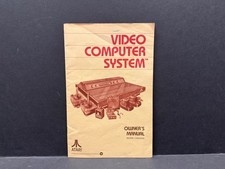 Atari 2600 Computer System Unique Paper Owners Instruction Manual Booklet