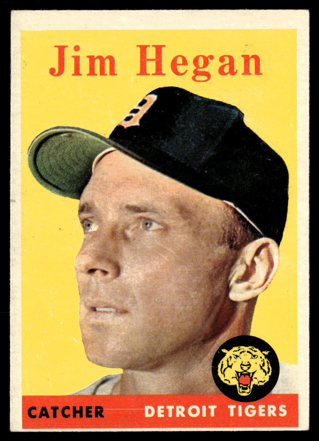 Jim Hegan #345 Baseball Cards 1958 Topps trading card — raw and PSA graded price guide