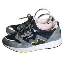 Karhu Aria 95 Unisex Suede Lace Up Lifestyle Sneakers Shoes Black Gray Outdoor 9