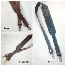 5/8" Leather Cross body Replacement Strap Shoulder Pad Bag Luggage  5 Lengths