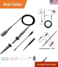 High Sensitivity Oscilloscope Probe HM5060 - 1X/10X with 8-Piece Accessory Kit