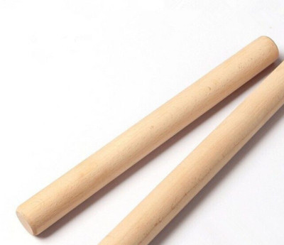 1 Stück Teigroller Aussrollstab Rollholz Buchenholz massiv Art. 803-110 40cm