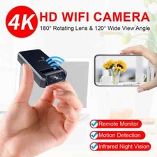 4KHD Mini Camera WiFi Smart Wireless Camcorder IP Hotspot HD Night Vision Video