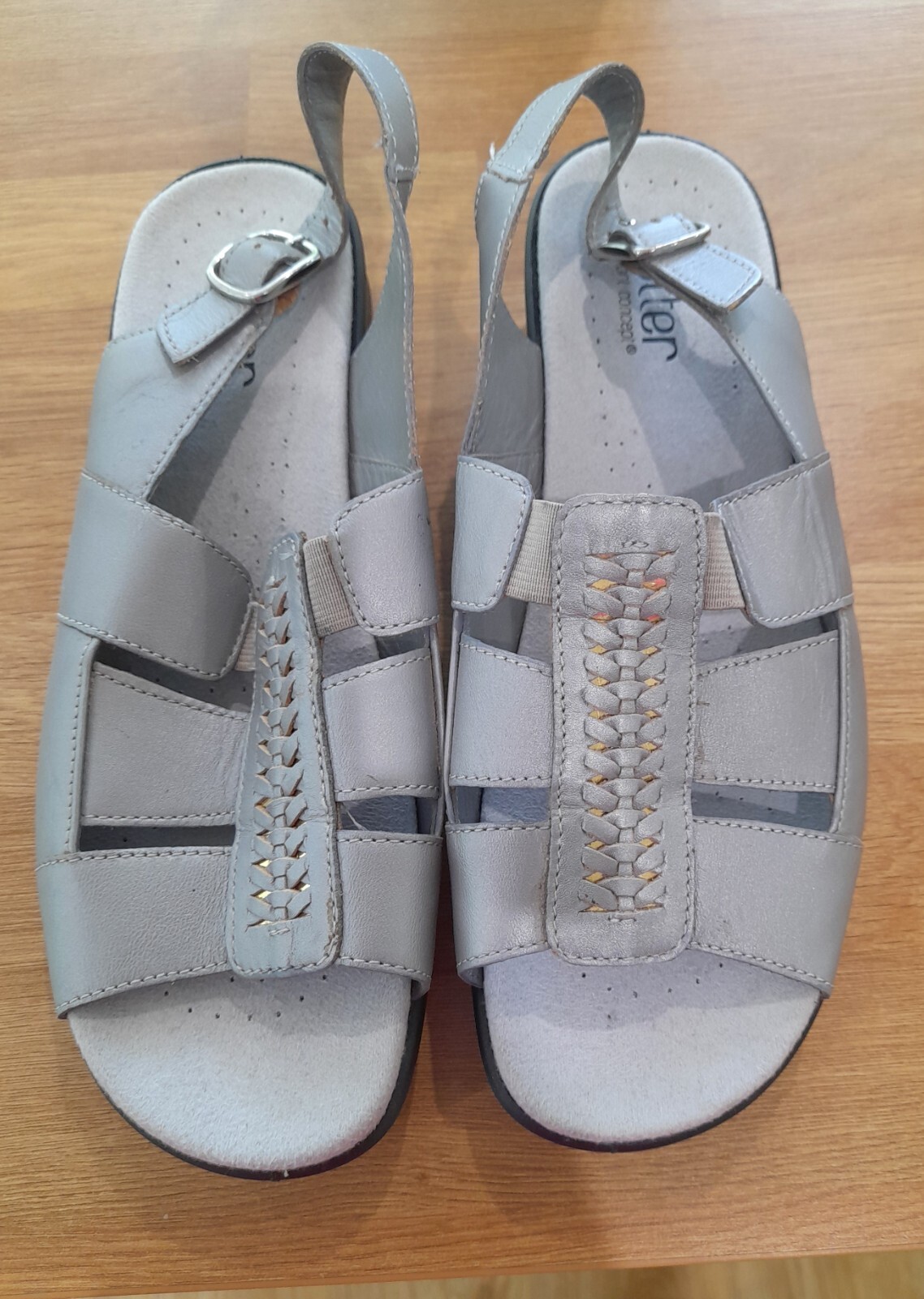 APL BELLISSIMO PAIO DI SANDALI IN ARGENTO CON PERLE ANTICHE CANDICE PIÙ CALDE TAGLIA 6 5 EXF NUOVI CON SCATOLA