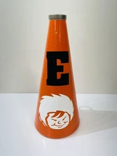 Vtg Cheerleader Custom Painted Megaphone Escanaba Mi. High School Eskimo's
