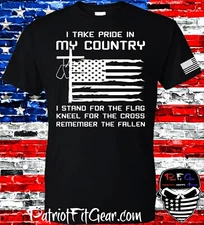 t-shirt,I Take Pride In My Country,I Stand For The Flag,Faith Family Freedom