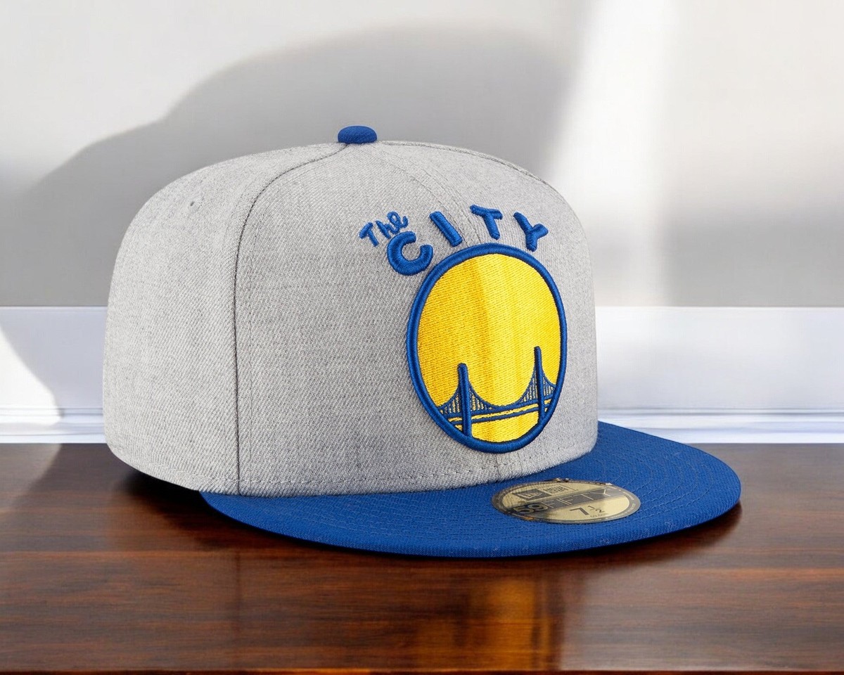 NBA at フィフティ 80294715] Mens New Era NBA GSW Warriors Heather City Grand Logo