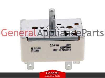 Range Oven KSI Infinite Switch replaces Robertshaw Maytag # 7403P262-60 705120
