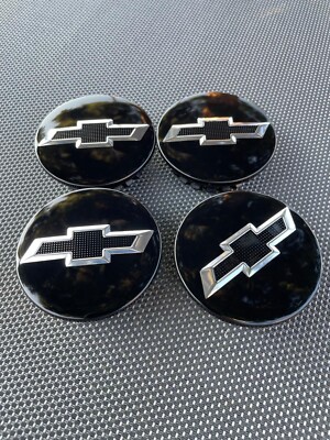 CHEVROLET SET OF  4X 58mm Wheel Center Caps CAMARO, COBALT, CAPTIVA, CRUZE, VOLT