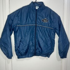 Vintage Mack Mens Blue Full Zip Jacket Made In Australia Size L