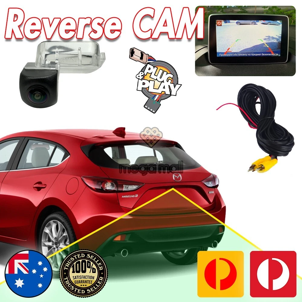 Telecamera Posteriore AHD 1080P Per Mazda 3, CX-5, CX-7, CX-9, Mazda 6, Angolo 175°, Visione Notturna - 3