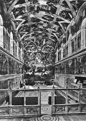 Postcard Citta' Del Vaticano, Cappella Sistina - Michelangelo VTG CC9.