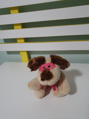MATER MIRACLE MAX WEARING PINK SUPER HERO OUTFIT PLUSH SOFT TOY 14CM