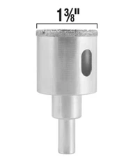 NEW! QEP 1-3/8 in. Diamond Hole Saw with Water Delivery System