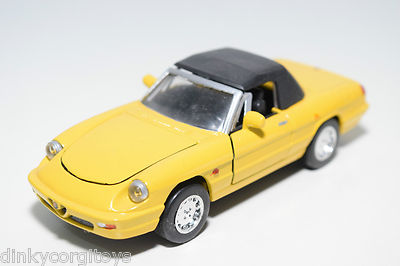 ARS ALFA ROMEO SPIDER SPYDER YELLOW NEAR MINT CONDITION