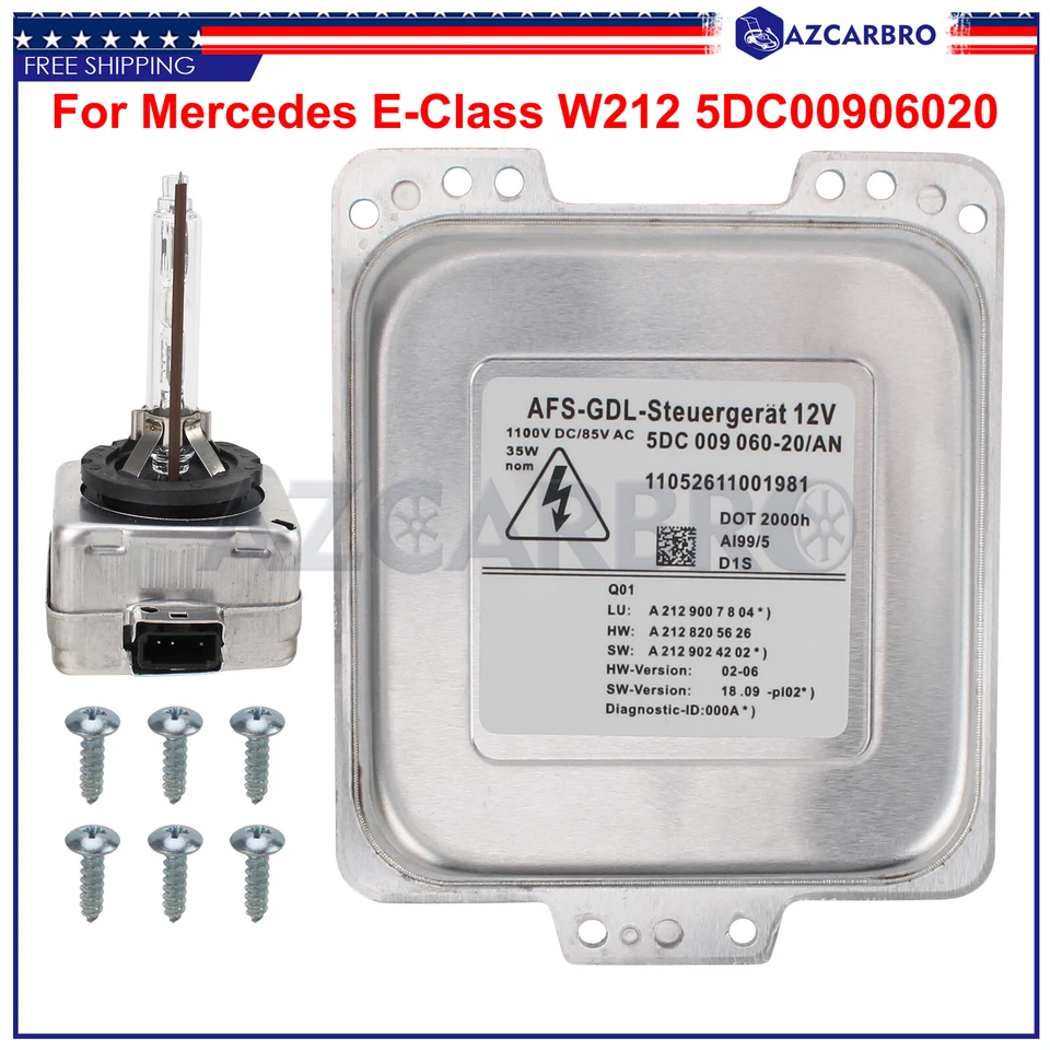 Xenon HID Headlight Ballast Module A2129007804 For Mercedes-Benz E350 E400 E500 - Image 2 of 4