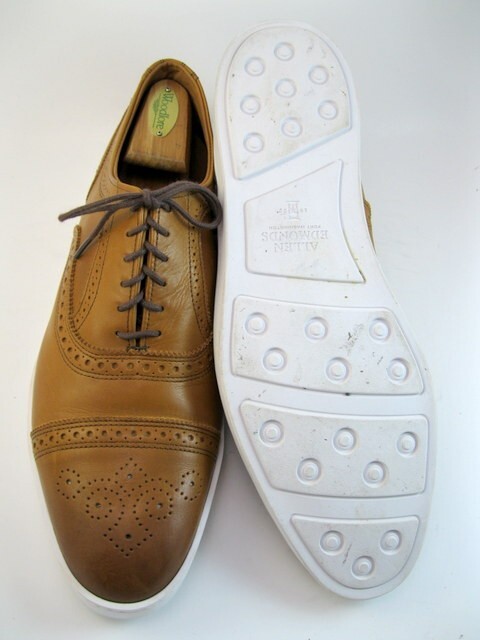 Allen Edmonds "STRAND" Men's Leather Casual Oxford Sneakers 11 D  Walnut (424N)