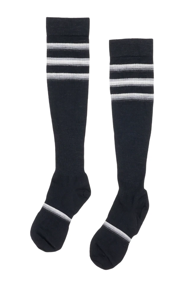 Meias Smartwool L63141 Zero Cushion femininas pretas sobre a panturrilha tamanho G - Imagem 2 de 3