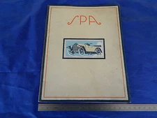 UNIQUE: ORIGINAL BROCHURE 1919 AUTO SPA DA TURISMO S.P.A. BROCHURE BROCHURE