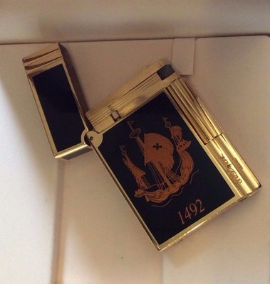 ST DUPONT COLUMBUS GATSBY LIMITED EDITION LIGHTER BLACK AND RED