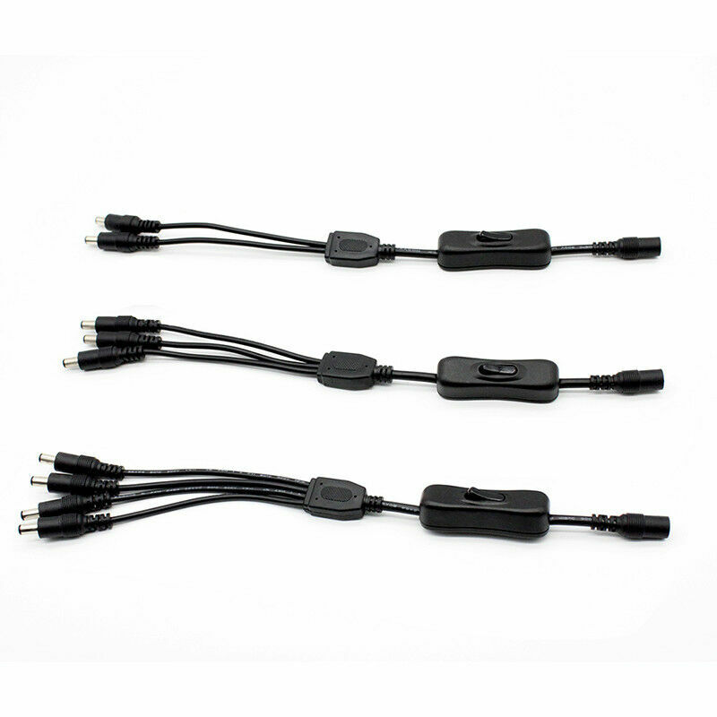 DC12V IN-LINE ON/OFF Power Switch Adapter for LED Strip Light CCTV ...