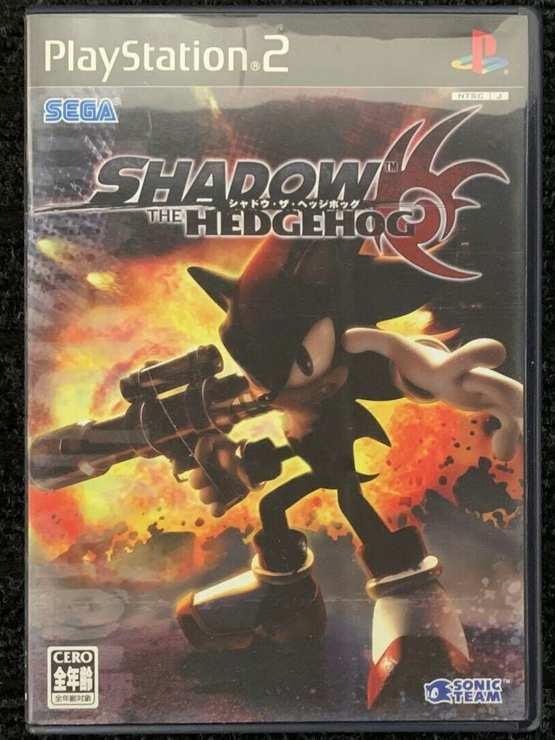 PS2 PlayStation 2 Shadow the Hedgehog Japan Video Game USED