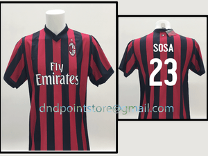 MAGLIA SOSA 23 PRODOTTO UFFICIALE MILAN STAGIONE 2017-2018 MAGLIA SOSA 23 PRODOTTO UFFICIALE MILAN MILAN MILAN STAGIONE 2017-2018 458f50