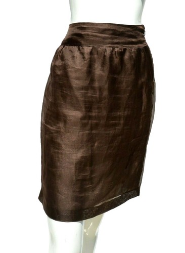 Lily Brown Skirt O Silk Black lefs244803 | eBay