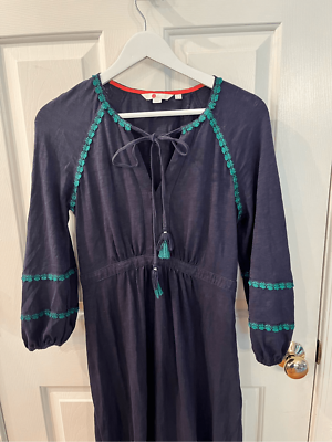 boden heidi jersey dress Boden Women's Heidi Jersey Midi Tea Dress in Blue