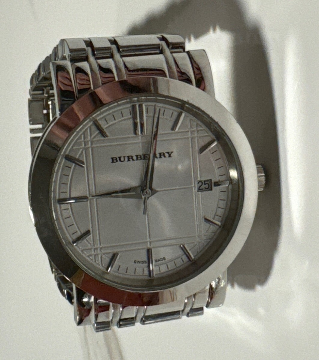 Burberry BU1350 Stainless Steel Watch 38mm Quartz Analog Display