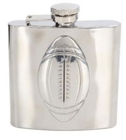 Rugby Stainless Steel Hip Flask Rugby Stainless Steel Hip Flask