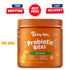 Zesty Paws Probiotics for Dogs-Probiotics Gut Flora, Digestive Health Soft Chew