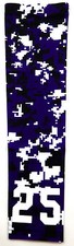 PICK YOUR NUMBER Baseball Basketball Kids Arm Sleeve CAMO PURPLE BLACK WHITE