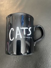 RARE 1981 Collectable Original Vintage Retro CATS Musical Tasse Ceramic Mug Cup