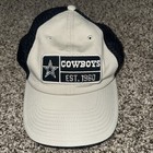 NFL Team Apparel 47 Khaki Dallas Cowboys Ridgewood Trucker Adjustable Hat. — photo 1