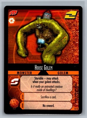 .hack ENEMY TCG House Golem #5U52 CCG DOT Breakout