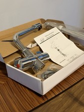 Brand New Chrome Kitchen Sink Mixer Tap – Swirl Ceramic Disc Mono Mixer