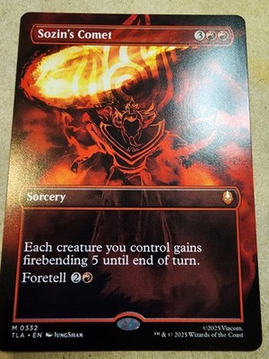 Sozin's Comet - #332 Regular (Borderless)  Avatar: The Last Airbender - Mtg