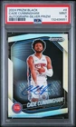 2024 Panini Prizm Black #8 Cade Cunningham Silver Auto PSA 9 Detroit Pistons