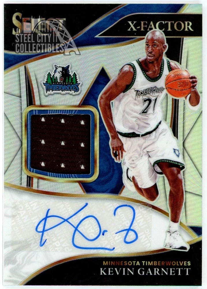 Kevin Garnett Basketball Original Autographed Sports Trading Cards