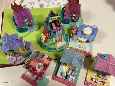 vintage 90s Polly Pocket Auswahl RIDING FUN Pet Parade Cinderella 101 Dalmatiner
