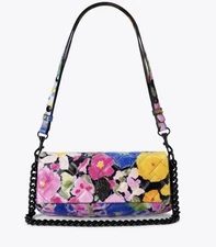 Kurt Geiger London Small Long Kensington Chain Strap Shoulder Bag Purse NWT