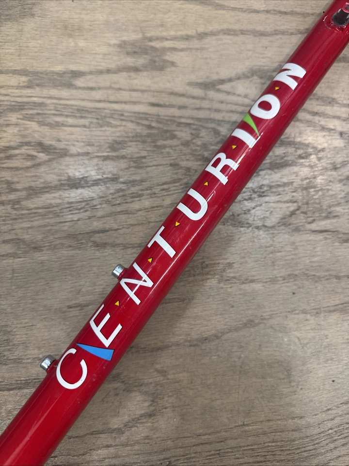 Centurion Ironman Dave Scott Expert Road Bike Frameset 56cm Japan Red White 1986 - Image 4 of 4