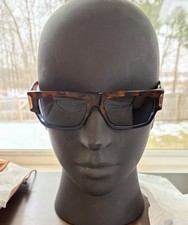 MCM 2 Tone Square Lens Sunglasses Tortoise Shell MW0019 56V 54-18-145 Crossbody